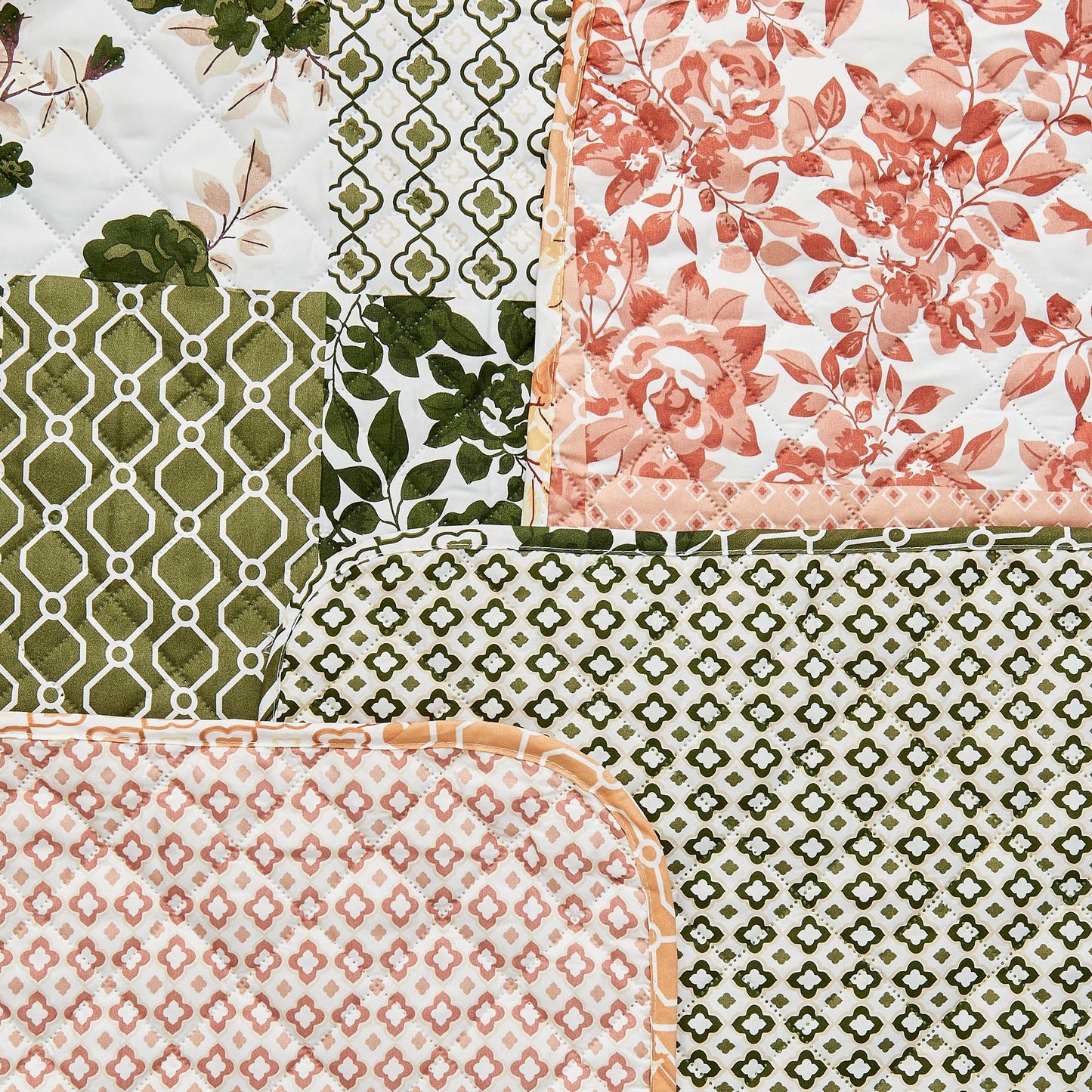 Reversible Floral Patchwork Furniture Cover