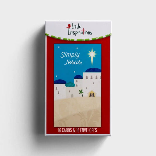 Simply Jesus Christmas Cards Boxed Set by The Country Christmas Loft, 16 cards & envelopes on Tampa Home & Garden Store