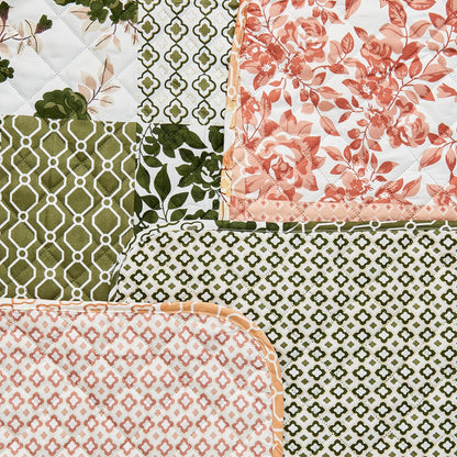 Reversible Floral Patchwork Furniture Cover