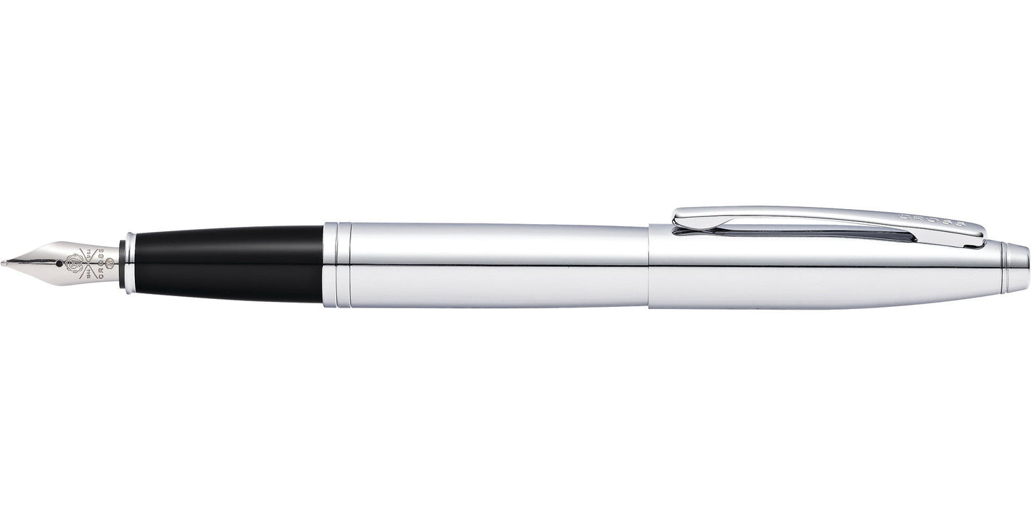 Calais™ Polished Chrome Stainless Steel Medium Nib Fountain Pen by A.T. Cross on Tampa Home & Garden Store