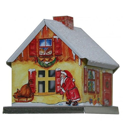 Maison de fumoir à encens en métal Knox - Maison jaune