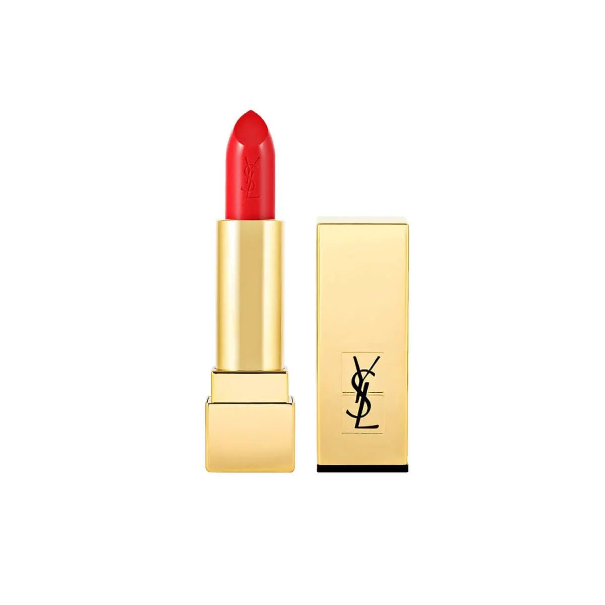 YSL Rouge Pur Couture Lipstick Orange Indie shade in gold tube on Tampa Home & Garden Store