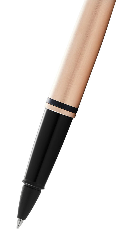 Calais rollerball pen rose gold plate with black lacquer by A.T. Cross on Tampa Home & Garden Store