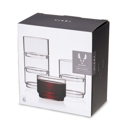 Bodega Modern Borosilicate Glasses Set of 6