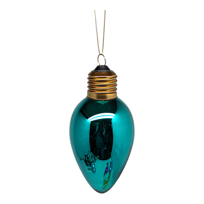 Ornement en verre surdimensionné en forme d'ampoule C7 -