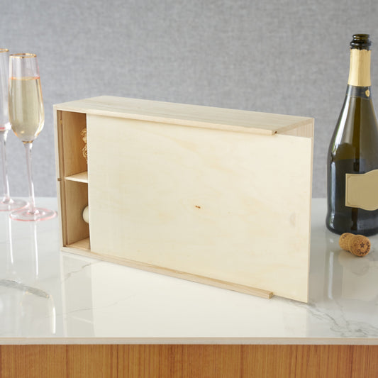 Paulownia Wood Wine Box and Gift Storage Set