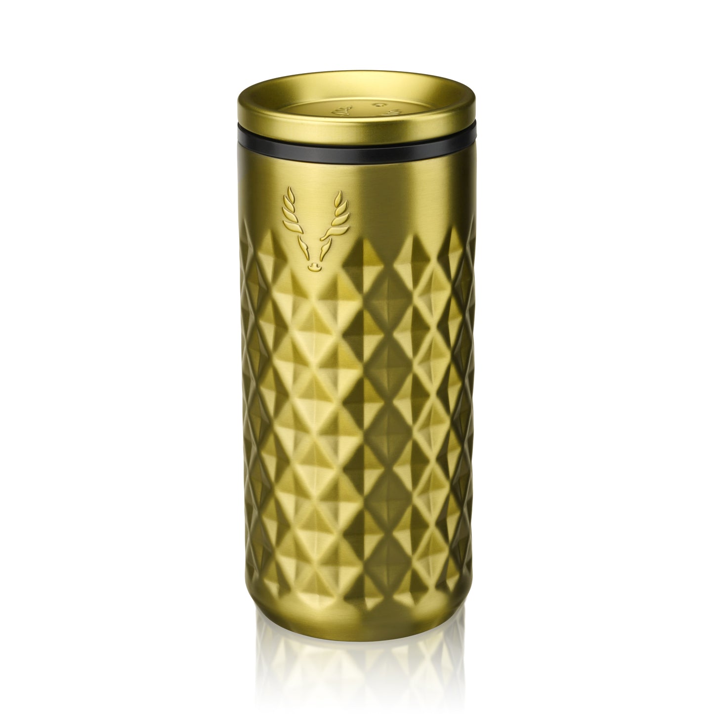 Gold and Double Wall Stainless Highball Tumbler