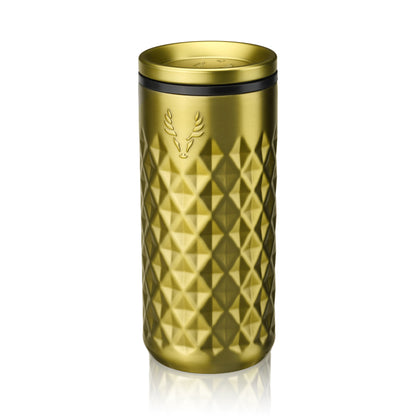 Gold and Double Wall Stainless Highball Tumbler