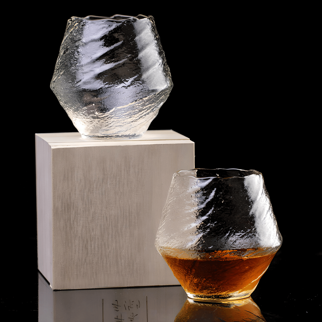 Yume and Japanese Crystal Whisky Glass Set
