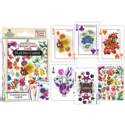 Almanach du fermier - Cartes à jouer Fleurs du jardin
