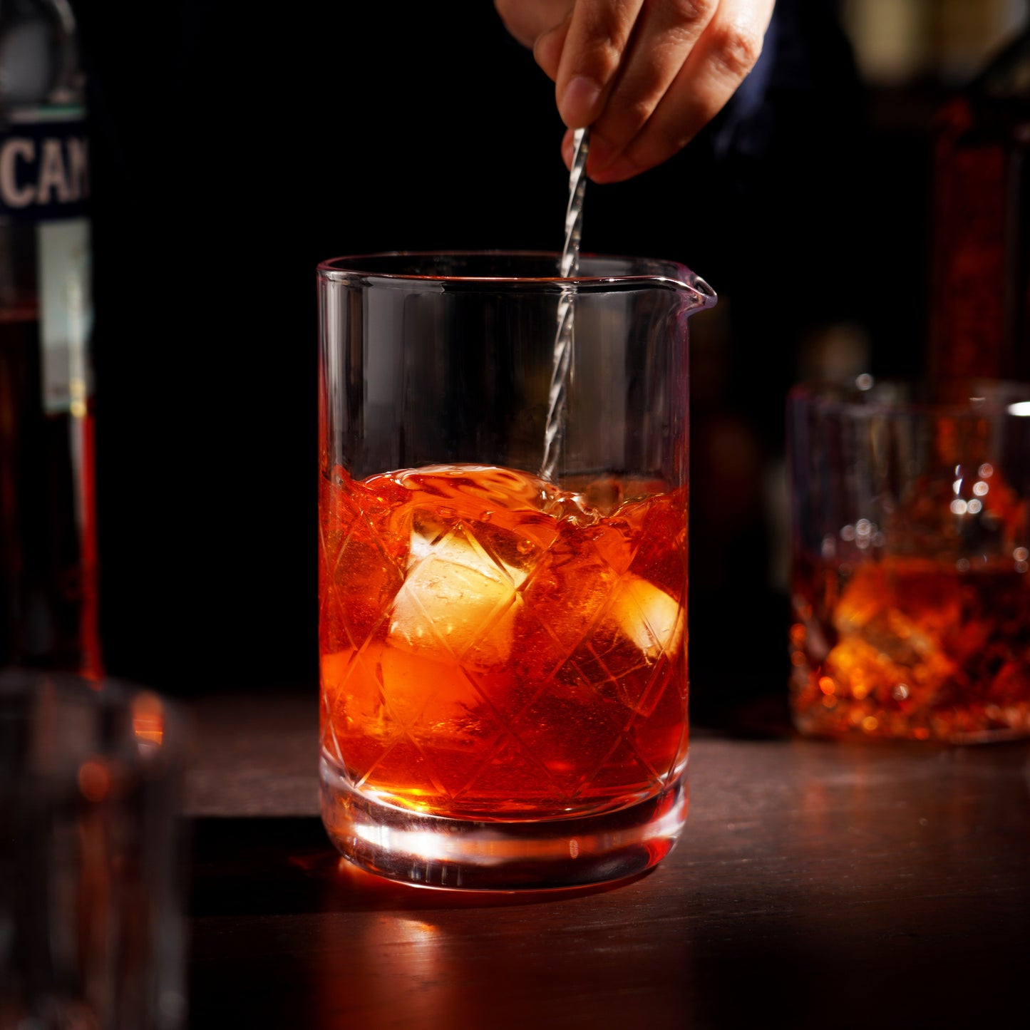 Professional Crystal Mixing Glass for Bartenders