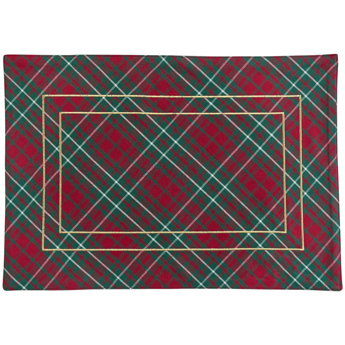 Set de table tartan Saint Nicholas de Patricia Heaton Home