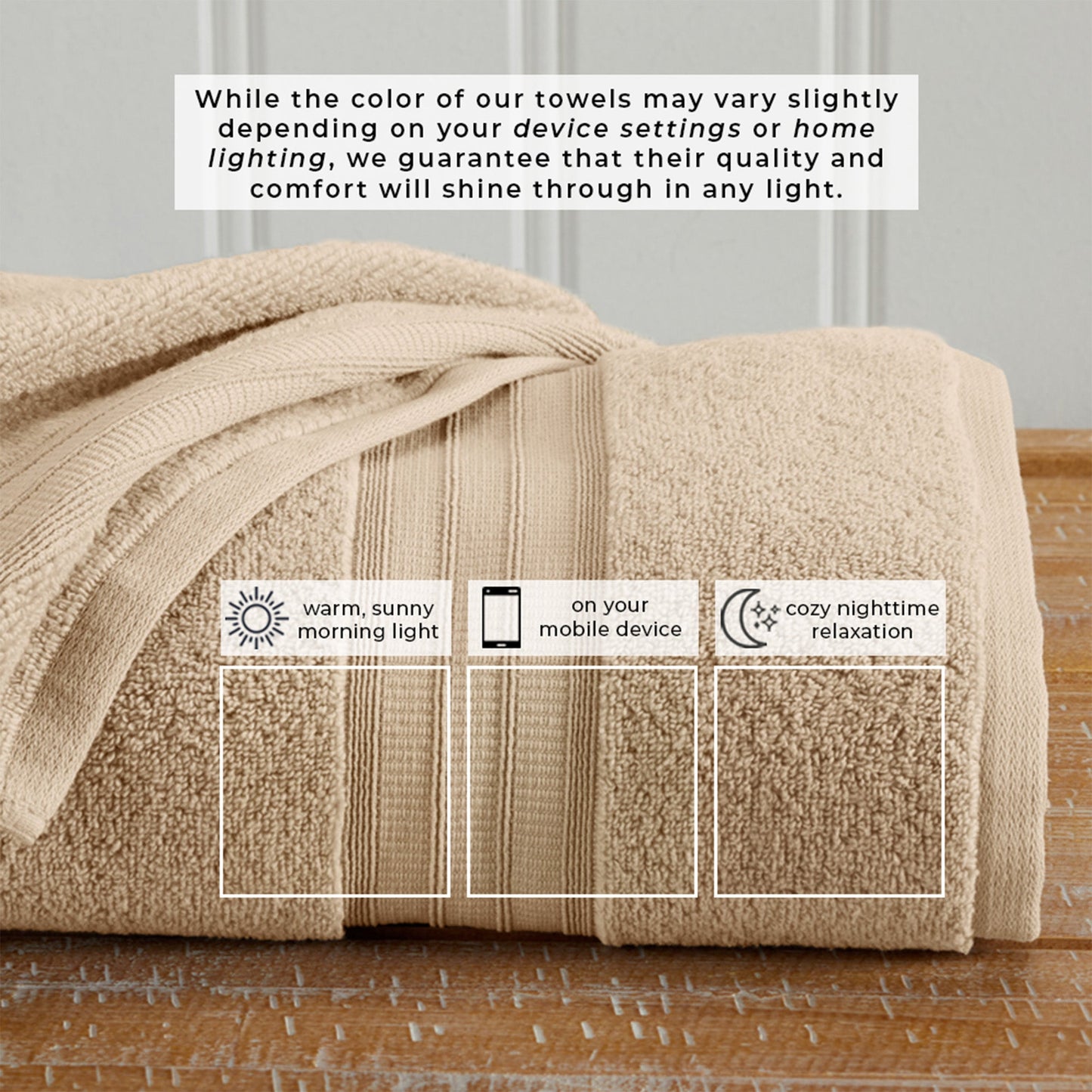 Premium Zero Twist Cotton Bath Towel and Set