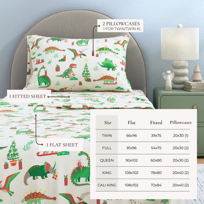 Soft and Plush Turkish Cotton Christmas Sheets