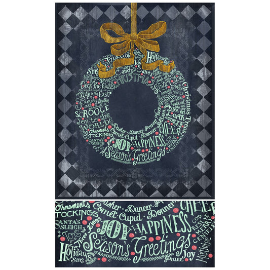Chalk Talk Holiday Wreath - Tampa Home & Garden Store
