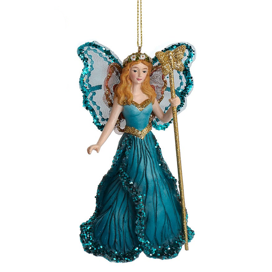 Fairy Queen Ornament - Turquoise - Tampa Home & Garden Store