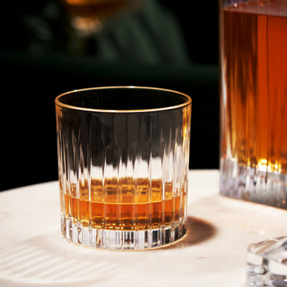 Milo European Crystal Neat Glasses Set of Four