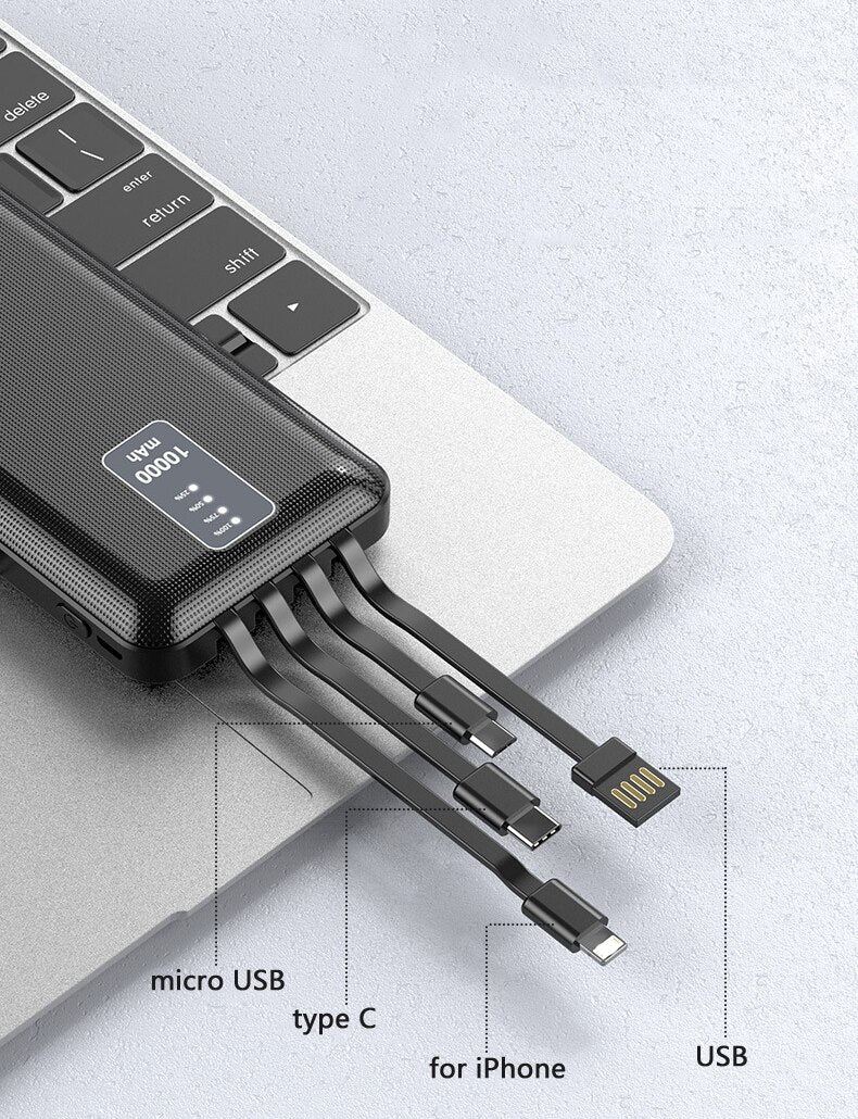 Banco de energía portátil de 10000 mAh