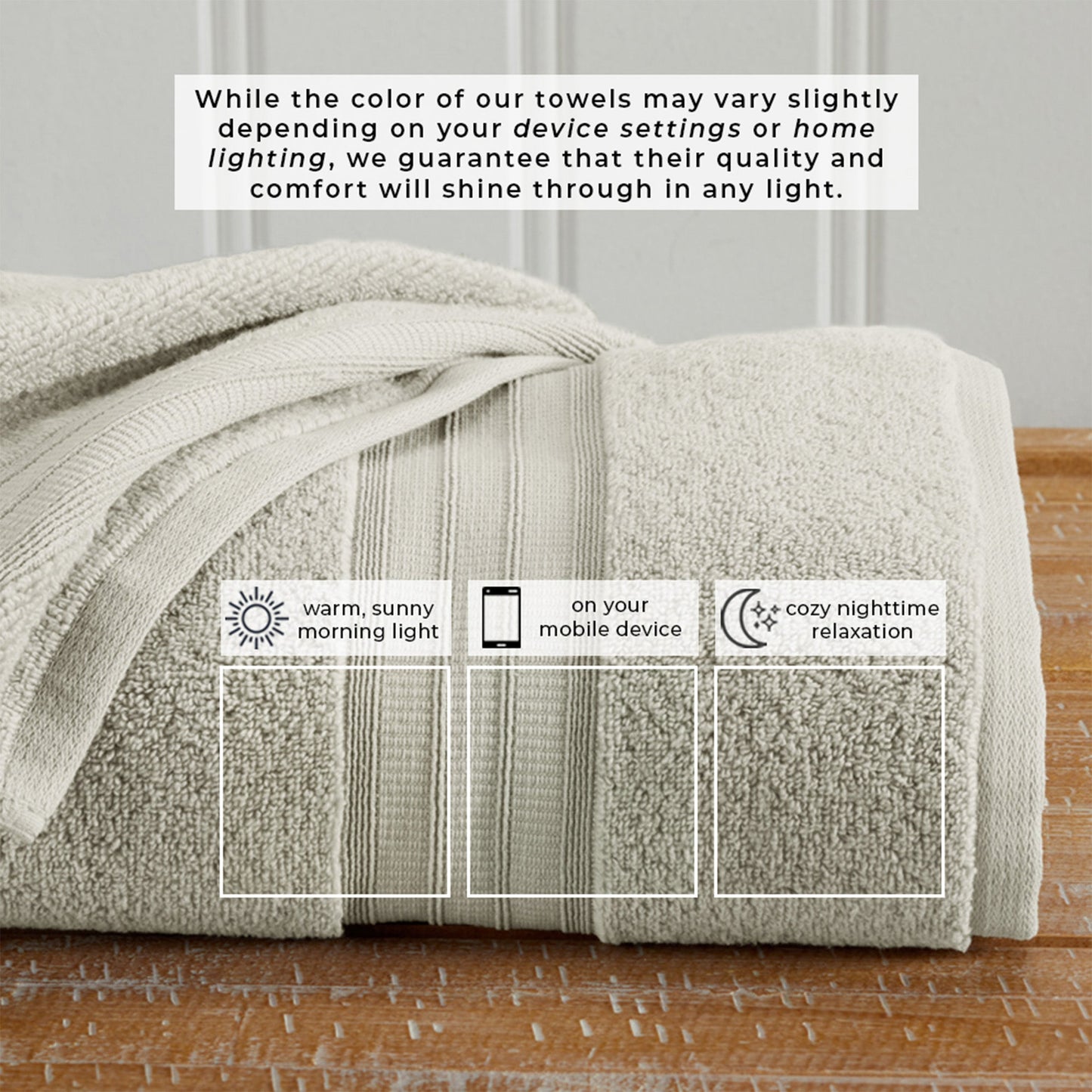 Premium Zero Twist Cotton Bath Towel and Set