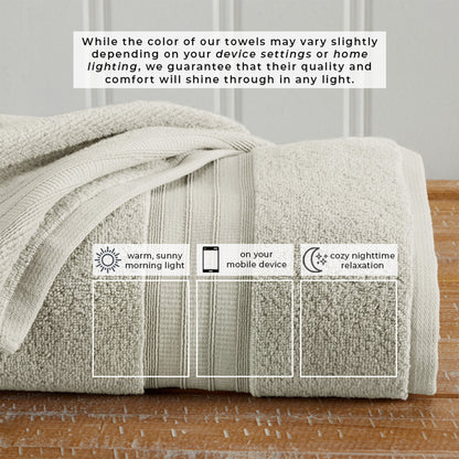 Premium Zero Twist Cotton Bath Towel and Set