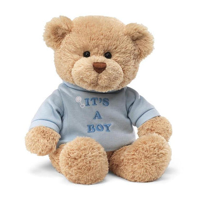 T-shirt « C'est un garçon » avec ours en peluche