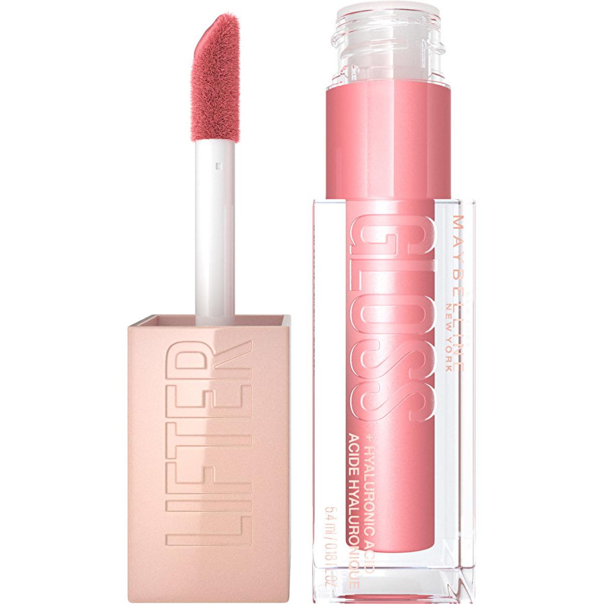 Maybelline New York Lifter Gloss lip gloss in pink with fuzzy applicator wand and pink tube 2-pack on Tampa Home & Garden Store