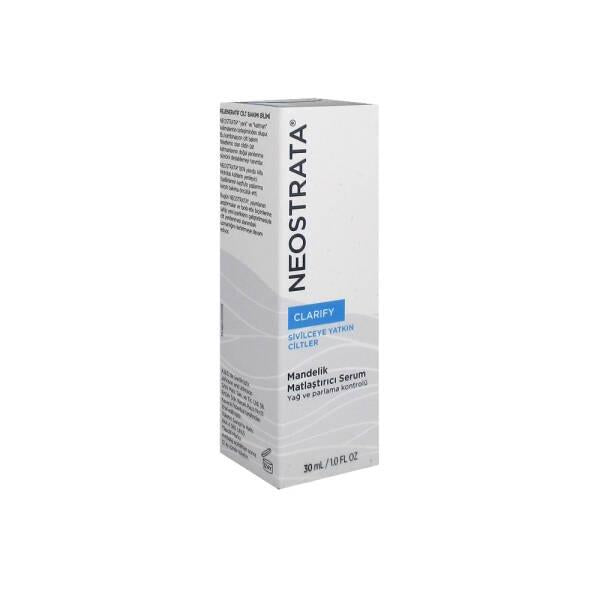 Face serum Neostrata Clarify Mandelik Matlaştırıcı Serum 30ml box white with blue label on Tampa Home & Garden Store