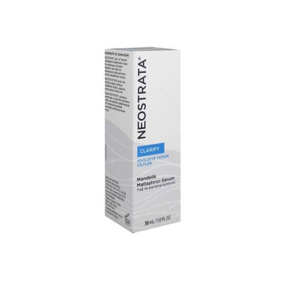 Face serum Neostrata Clarify Mandelik Matlaştırıcı Serum 30ml box white with blue label on Tampa Home & Garden Store