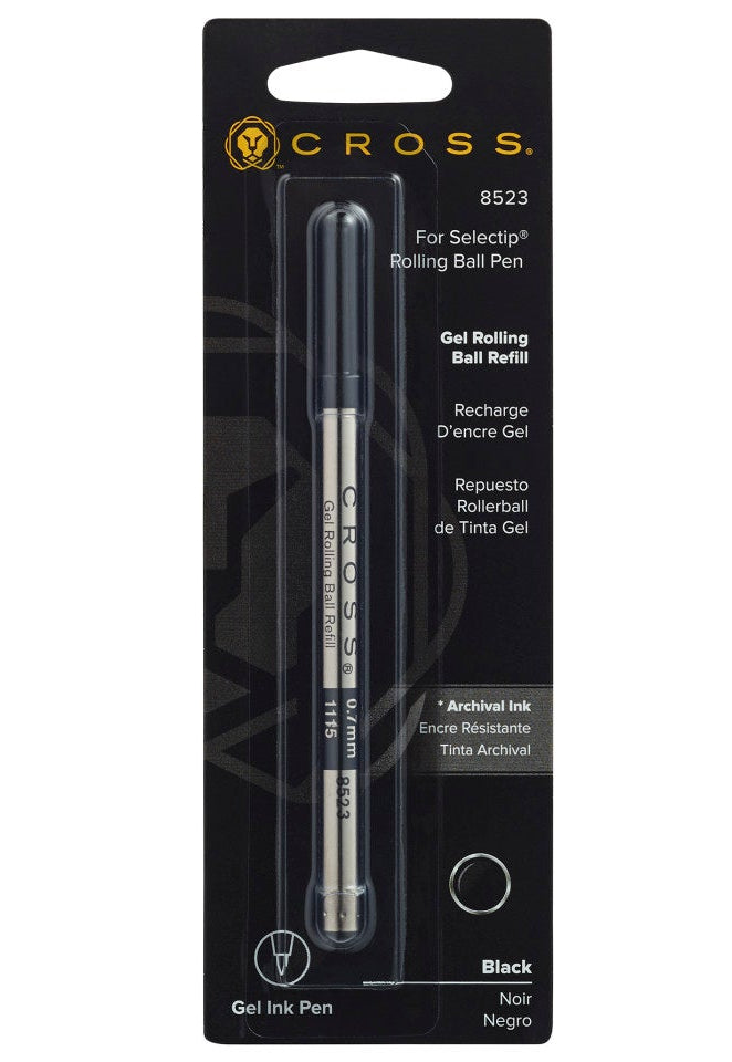 Selectip Gel Rollerball Pen Refill Black Medium Cross, single pack on Tampa Home & Garden Store