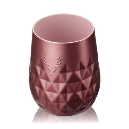 Large Paragon Wine Tumbler in Vintage Rose Finish