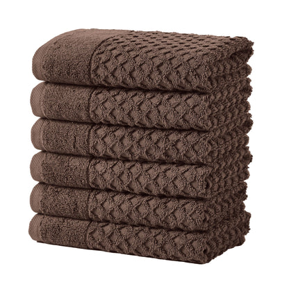 Cotton Diamond Waffle Weave Bath Towel Set