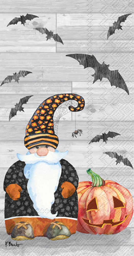 Serviette d'invité - Gnome d'Halloween