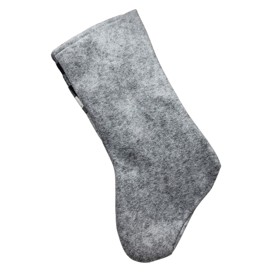White Buffalo Plaid Gnome Stocking
