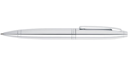 Calais polished chrome ballpoint pen by A.T. Cross with a metal clip on Tampa Home & Garden Store