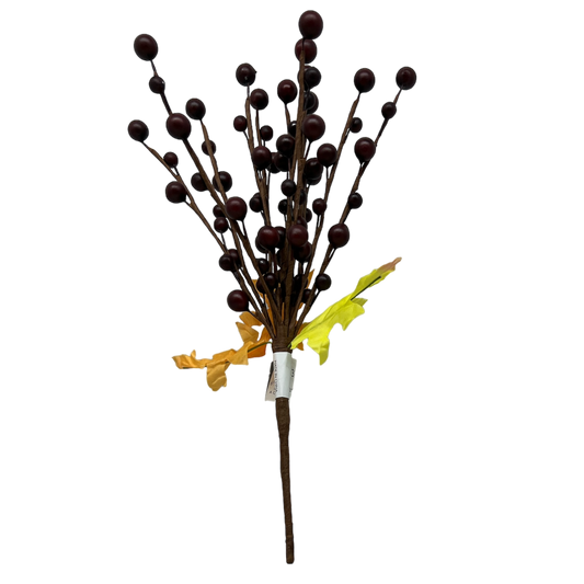 Berry Spray  With Autumn Leaves 10  Inch