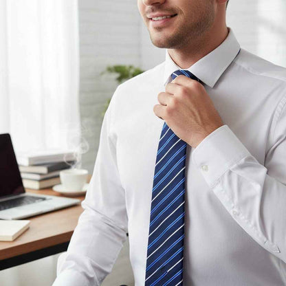 Men's Adjustable Zipper Necktie and Classic Style