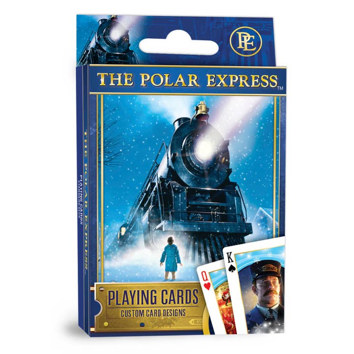 Las cartas de juego de Polar Express