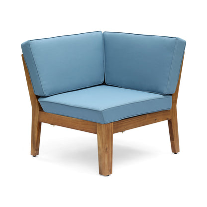 Grenada Five Seater Acacia Wood and Patio Set