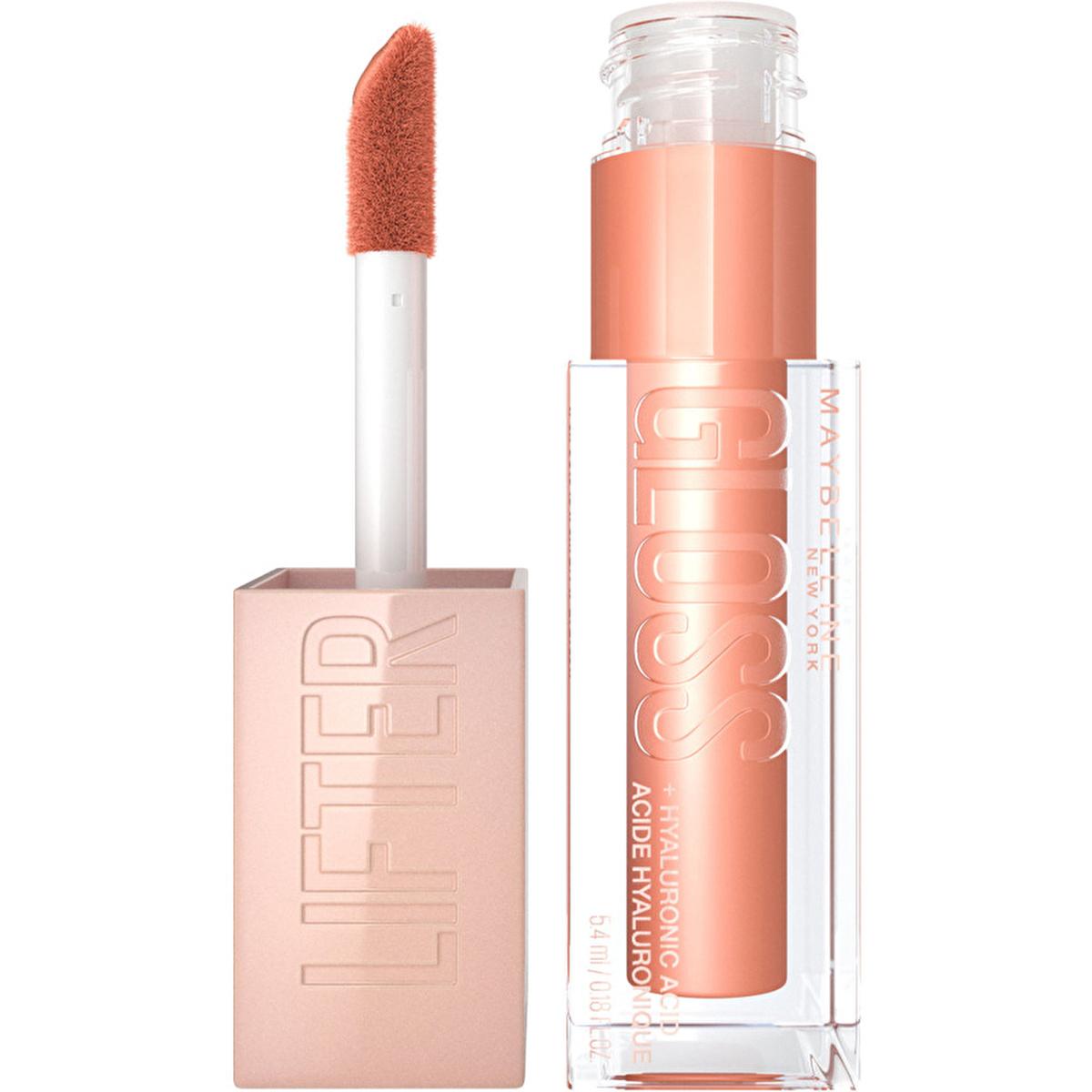 Maybelline New York Lifter Gloss lip gloss in peach nude with hyaluronic acid on Tampa Home & Garden Store