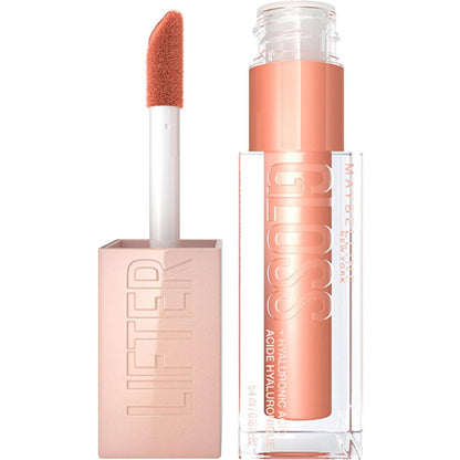 Maybelline New York Lifter Gloss lip gloss in peach nude with hyaluronic acid on Tampa Home & Garden Store