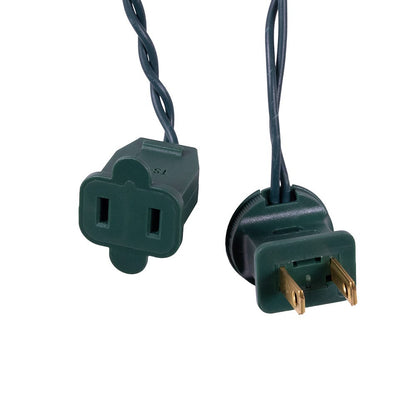 Cadena de luces LED de 300 luces y 3 mm con cable verde blanco frío