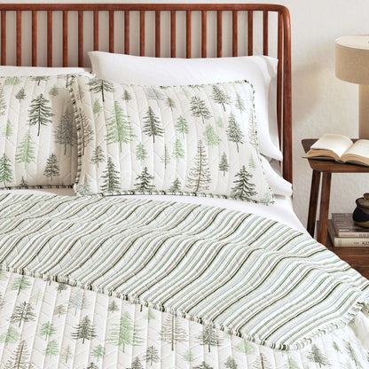 The Lodge Truckee and Evergreen Quilt Set