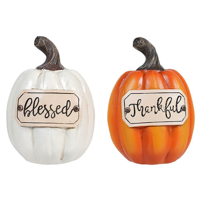 Calabaza de cosecha agradecida -