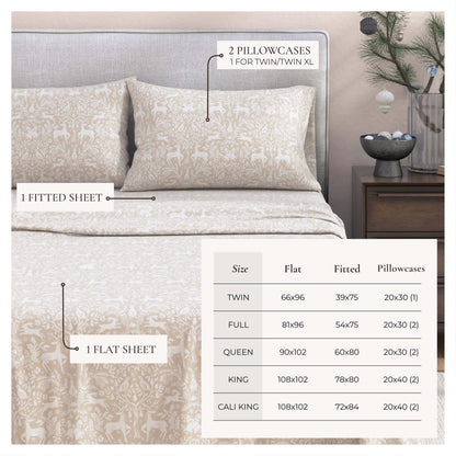 Turkish Cotton Sheet Set and Seasonal Prints