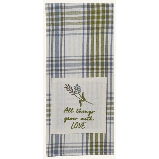 Torchon décoratif Hayslip avec patch