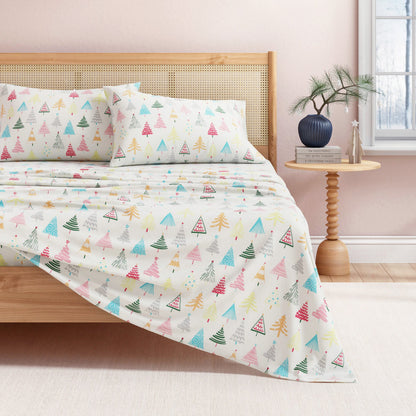 Turkish Cotton And Christmas Flannel Sheet Set