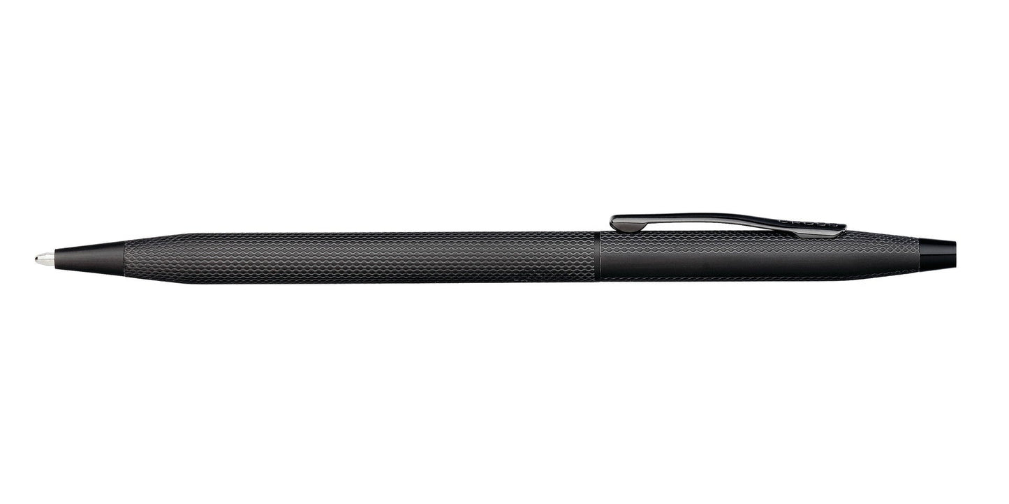 A.T. Cross Classic Century Brushed Black PVD ballpoint pen with textured grip and clip on Tampa Home & Garden Store