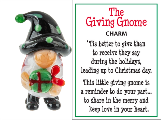 The Giving Gnome Charm - Tampa Home & Garden Store