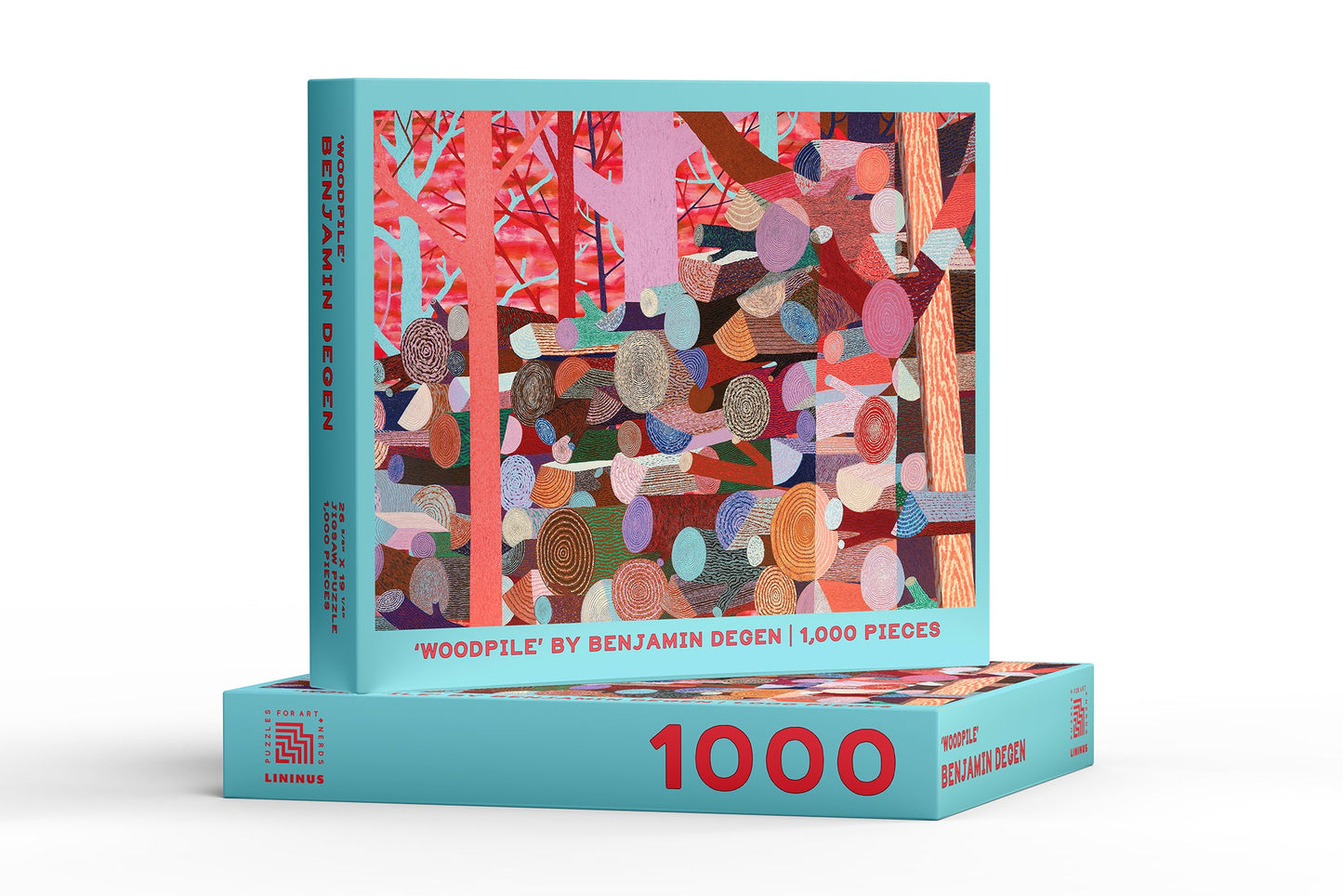 Woodpile 1000 Piece Puzzle by Benjamin Degen