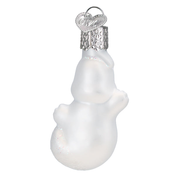 Adorno de cristal con forma de mini fantasma de gomita
